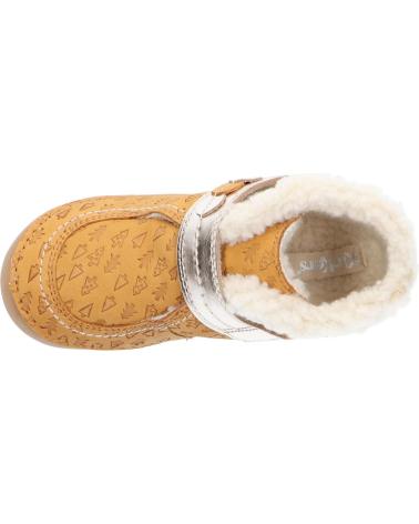 Zapatos de Niña KICKERS 909730-10 SO SCHUSS 72 JAUNE OR FANTAI