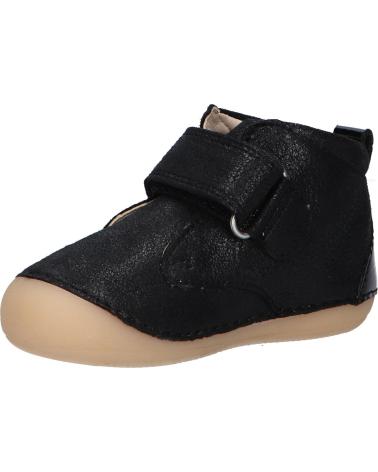 girl and boy Mid boots KICKERS 915395-10 SABIO 81 NOIR BRILLANT
