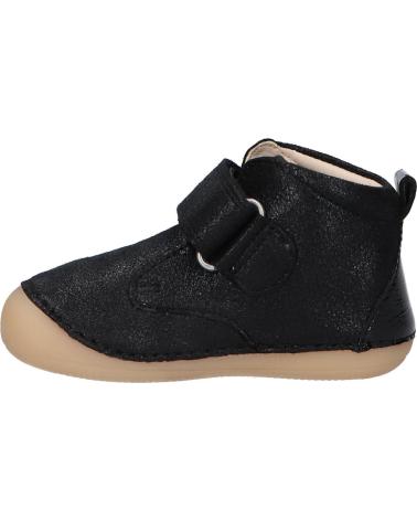 girl and boy Mid boots KICKERS 915395-10 SABIO 81 NOIR BRILLANT
