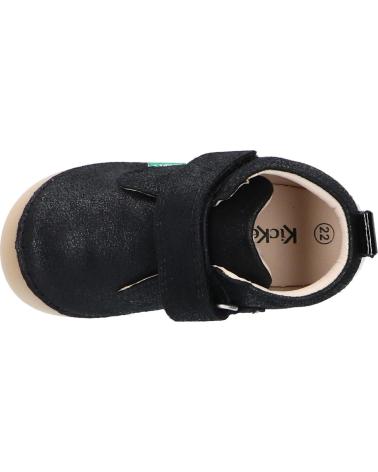 girl and boy Mid boots KICKERS 915395-10 SABIO 81 NOIR BRILLANT