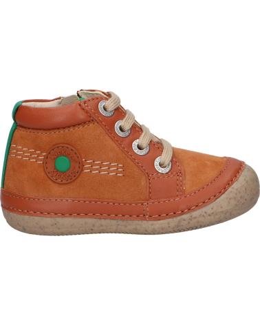 Zapatos de Niña y Niño KICKERS 928062-10 SONISTREET GOAT SUED 114 CAMEL