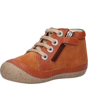 Zapatos de Niña y Niño KICKERS 928062-10 SONISTREET GOAT SUED 114 CAMEL
