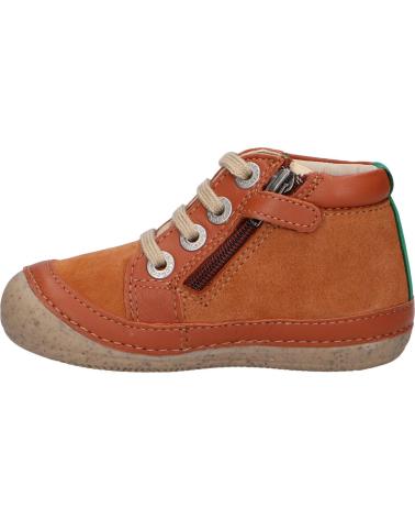 Zapatos de Niña y Niño KICKERS 928062-10 SONISTREET GOAT SUED 114 CAMEL