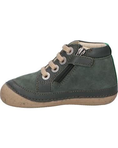 Scarpe per Bambina e Bambino KICKERS 928062-10 SONISTREET GOAT SUED 20 KAKI