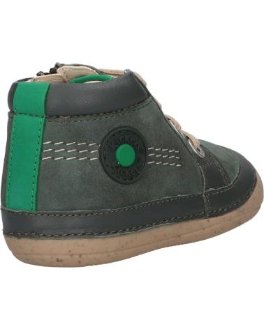 Scarpe per Bambina e Bambino KICKERS 928062-10 SONISTREET GOAT SUED 20 KAKI