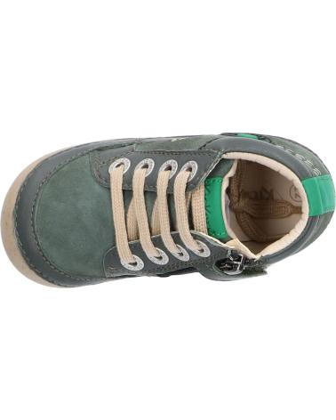 Scarpe per Bambina e Bambino KICKERS 928062-10 SONISTREET GOAT SUED 20 KAKI