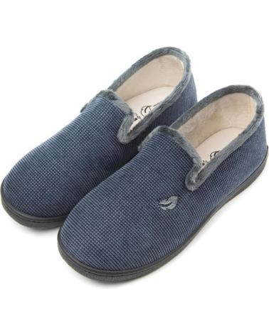 PLUMAFLEX ZAPATILLAS CASA HOMBRE 12249 COPETE PANA LONDRES VARIOS COLO AZUL