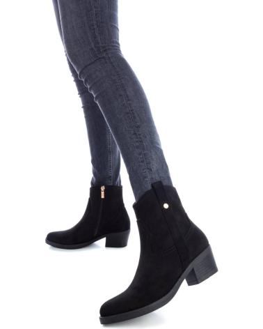Botas de Mujer xti BOTIN TACON BAJO PARA MUJER 142039 NEGRO