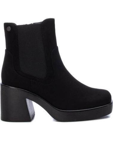 XTI 142155 CHELSEA STIEFELETTE SCHWARZ MIT BLOCKABSATZ NEGRO