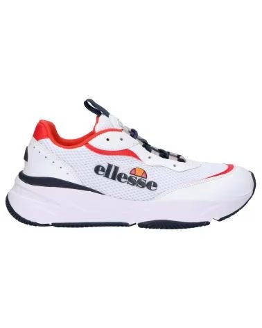ZAPATILLAS ELLESSE MASSELLO BLANCO ROJO MARINO 610245 WHITE-FLAME SCARLET-NAVY