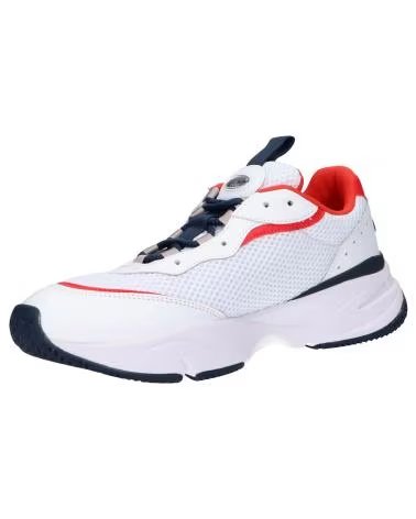 ZAPATILLAS ELLESSE MASSELLO BLANCO ROJO MARINO 610245 WHITE-FLAME SCARLET-NAVY