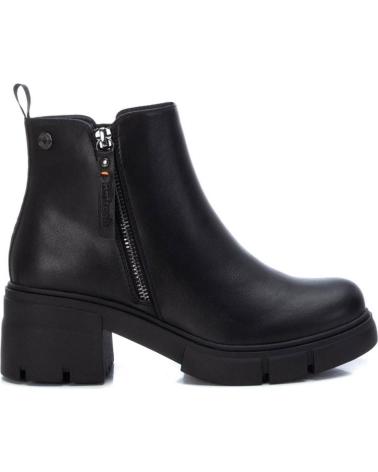 REFRESH BOTTINES 171054 NOIRES À TALON ET SEMELLE CRANTÉE NEGRO