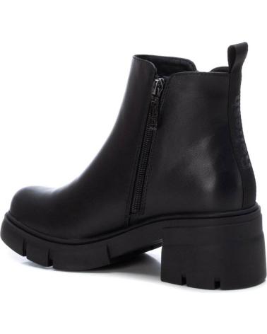 REFRESH BOTTINES 171054 NOIRES À TALON ET SEMELLE CRANTÉE NEGRO