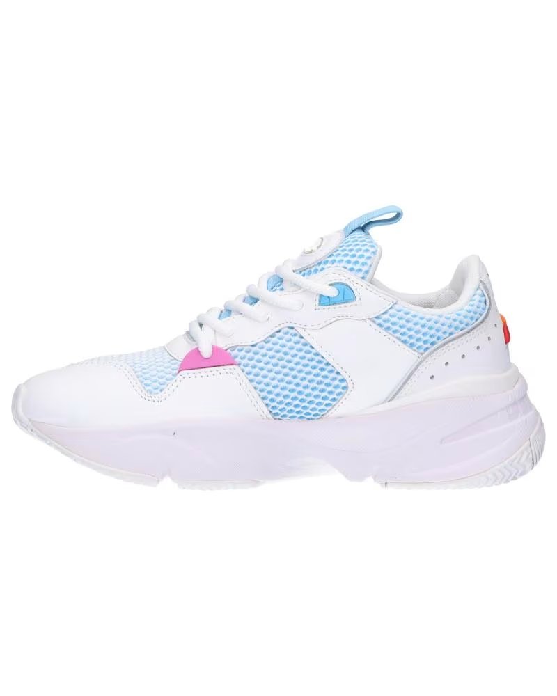 Woman Zapatillas deporte ELLESSE ASPIO LTHR AF SPORTS SNEAKERS WHITE-ALASKAN BLUE