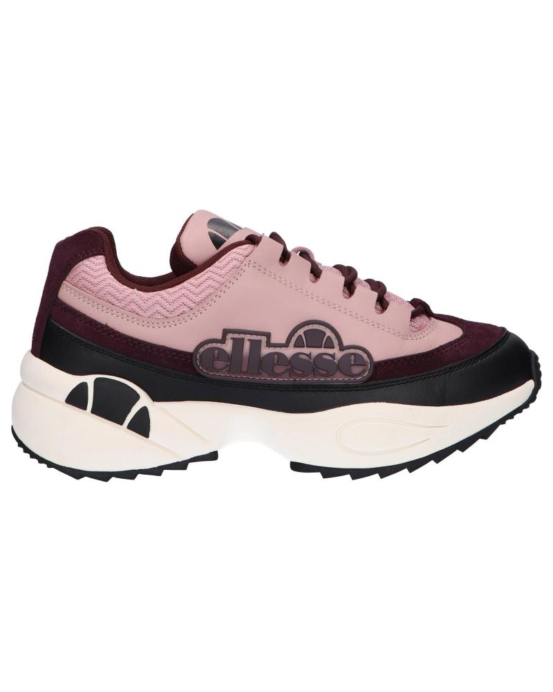 Zapatillas deporte pour Femme ELLESSE 615987 SPARTA LTHR AF PNK-BURG-BLK