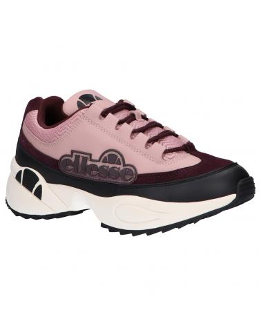 Zapatillas deporte pour Femme ELLESSE 615987 SPARTA LTHR AF PNK-BURG-BLK
