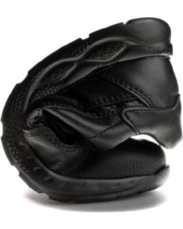 Deportivas de Niña y Niño PABLOSKY ZAPATO PIEL COLEGIAL VELCRO NEGRO LEADER-TECH NEGRO