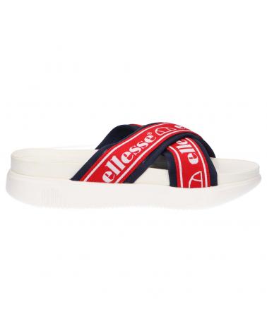 Sandalias de Mujer ELLESSE 613570 DENSO CROSS TEXT AF WHT-RED-DK BLU