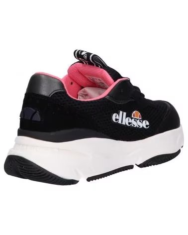 ELLESSE 613614 MASSELLO TEXT SNEAKER SCHWARZ UND NEONROSA BLK-FLURO PNK-WHT