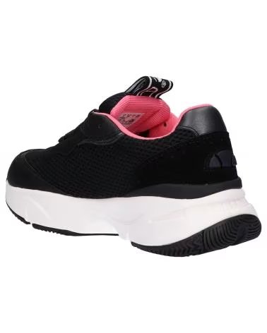 ELLESSE 613614 MASSELLO TEXT SNEAKER SCHWARZ UND NEONROSA BLK-FLURO PNK-WHT