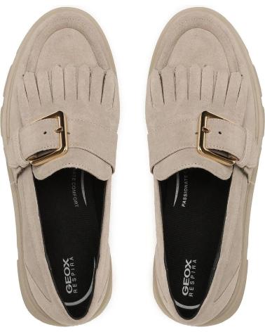 Halbschuhe für Damen GEOX D VILDE C - SCAM D36UAC00022 BEIGE