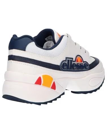 SPORTSCHUHE ELLESSE 613647 SPARTA LTHR AF WEISS UND DUNKELBLAU WHT-DK BLU