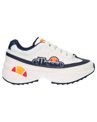 SPORTSCHUHE ELLESSE 613647 SPARTA LTHR AF WEISS UND DUNKELBLAU WHT-DK BLU