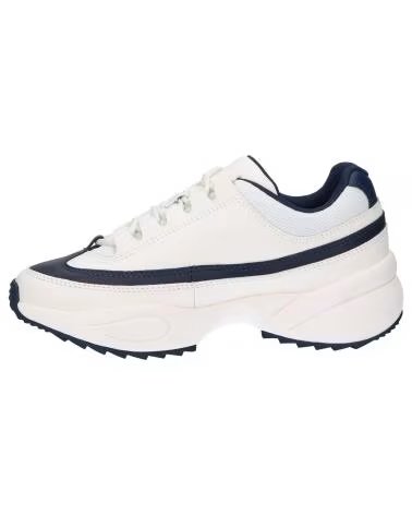 SPORTSCHUHE ELLESSE 613647 SPARTA LTHR AF WEISS UND DUNKELBLAU WHT-DK BLU