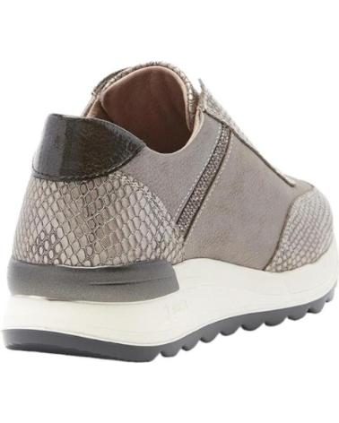 Zapatillas deporte de Mujer 24 HORAS 25865 PLATA GRISES COMBI TOPO