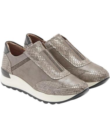 Zapatillas deporte de Mujer 24 HORAS 25865 PLATA GRISES COMBI TOPO