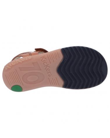 Sandálias de Menina e Menino KICKERS 349508-30 PLATINIUM 114 CAMEL