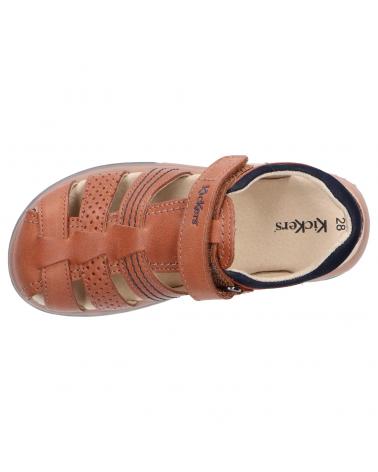 Sandálias de Menina e Menino KICKERS 349508-30 PLATINIUM 114 CAMEL