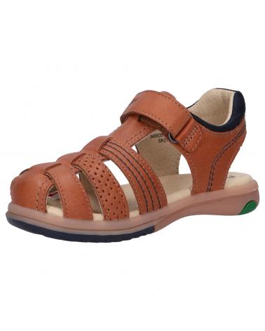 Sandálias de Menina e Menino KICKERS 349508-30 PLATINIUM 114 CAMEL