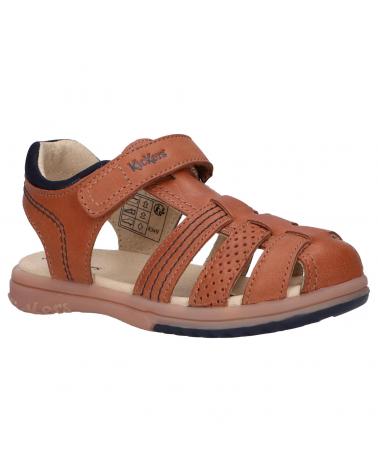 Sandálias de Menina e Menino KICKERS 349508-30 PLATINIUM 114 CAMEL