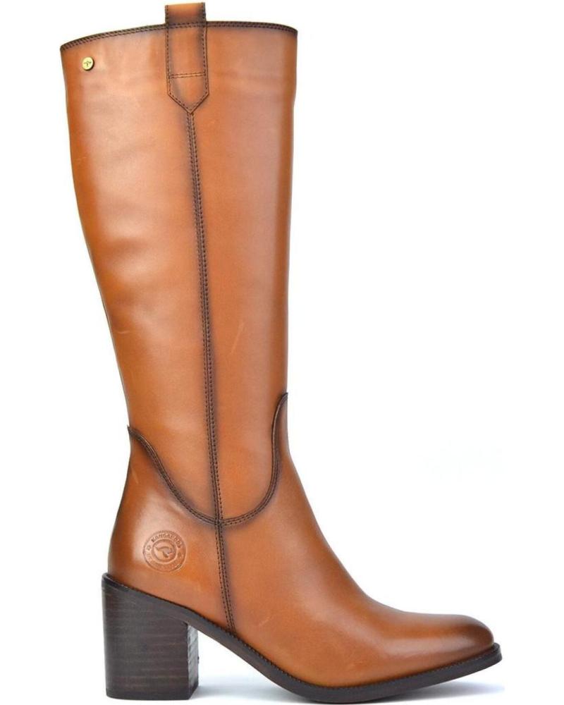 Botas de Mujer kangaroos BOTA SENORA PIEL CAMELPIEL CAMEL