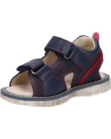 Sandales pour Garçon KICKERS 694213-10 PEPPER 103 MARINE ROUGE