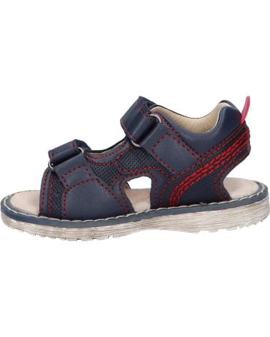 Sandales pour Garçon KICKERS 694213-10 PEPPER 103 MARINE ROUGE