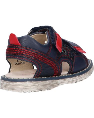 Sandales pour Garçon KICKERS 694213-10 PEPPER 103 MARINE ROUGE