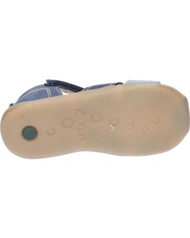 Sandali per Bambino KICKERS 785420-10 BIGBAZAR-2 53 BLEU TRICOLORE