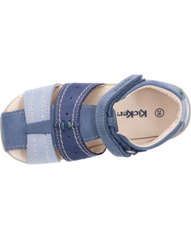 Sandali per Bambino KICKERS 785420-10 BIGBAZAR-2 53 BLEU TRICOLORE