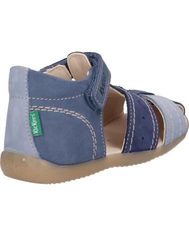 Sandali per Bambino KICKERS 785420-10 BIGBAZAR-2 53 BLEU TRICOLORE
