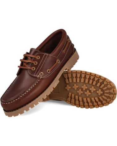 Nauticos de Hombre l&r shoes LR SHOES E5720-1 ZAPATOS NAUTICOS HOMB MARRON