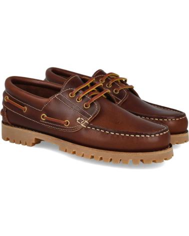 Nauticos de Hombre l&r shoes LR SHOES E5720-1 ZAPATOS NAUTICOS HOMB MARRON