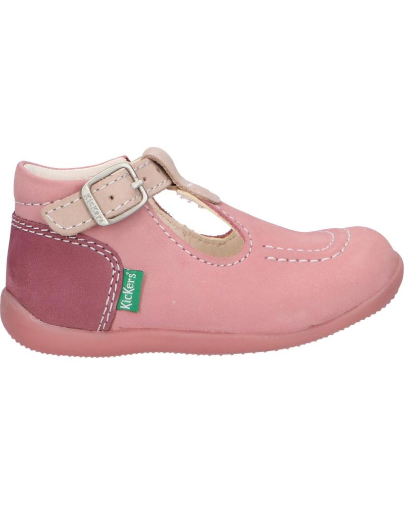 Sapatos de Menina KICKERS 621016-10 BONBEK-2 132 ROSE TRICOLORE
