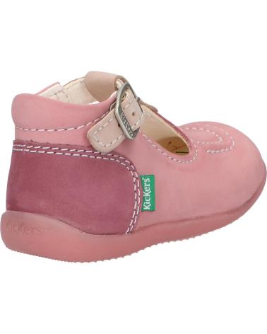 Sapatos de Menina KICKERS 621016-10 BONBEK-2 132 ROSE TRICOLORE