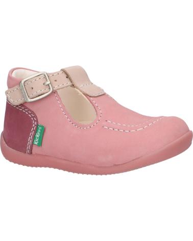Sapatos de Menina KICKERS 621016-10 BONBEK-2 132 ROSE TRICOLORE