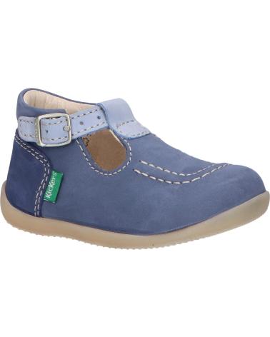Scarpe per Bambino KICKERS 621016-10 BONBEK-2 53 BLEU TRICOLORE