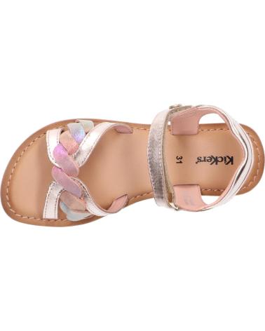 Woman and girl Sandals KICKERS 694792-30 BETTY 13 ROSE RAINBOW