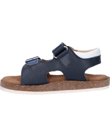 Sandali per Donna e Bambina e Bambino KICKERS 694917-30 FUNKYO 102 MARINE BLEU BLANC