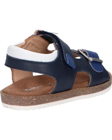 Sandali per Donna e Bambina e Bambino KICKERS 694917-30 FUNKYO 102 MARINE BLEU BLANC